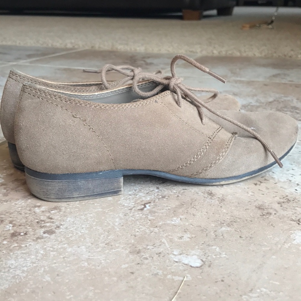 taupe suede dress shoes